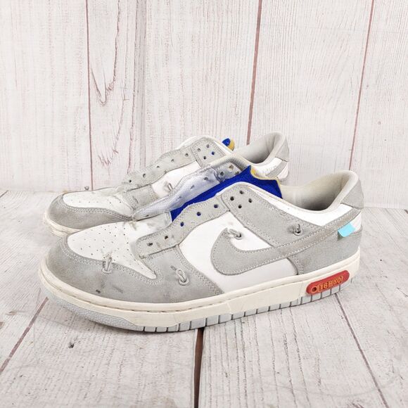 Nike Dunk Low Men\'s SIZE 11 - Off-White Lot 16 of 50 - DJ0950-111 Shoes Sneakers main image 5